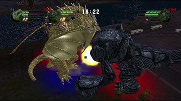 Godzilla Unleashed Overhaul - Baragon, Mothra, & Ghidorah vs. Orga & Megaguirus