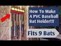 How To Make A Baseball Bat Rack (Fits 9 Bats And 9 Balls) How To Make A Baseball Bat Rack (Fits 9 Bats And 9 Balls)