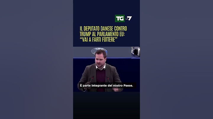 Il deputato danese contro #Trump al Parlamento eu: “vai a farti fottere”