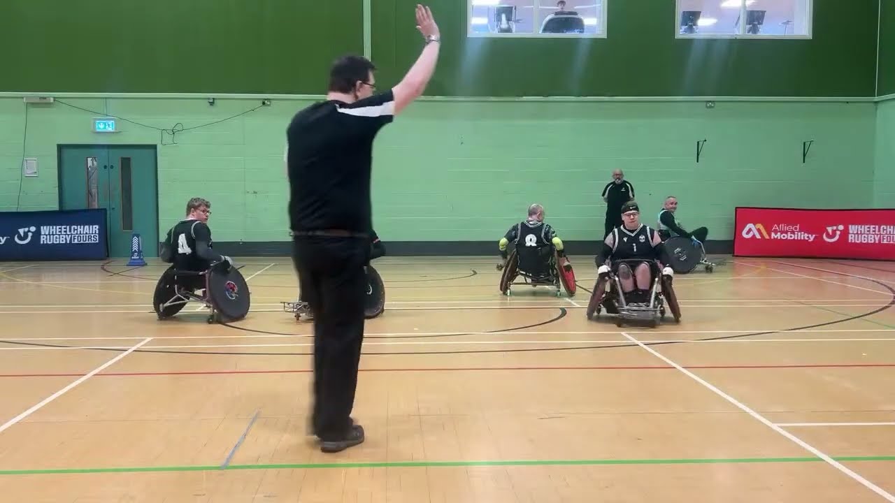 3v3 Hawks v OspreysGB Wheelchair Rugby is live - YouTube