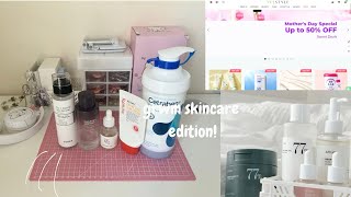 GRWM | skincare routine , Korean skincare + yesstyle!