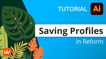 Profiles - tutorial for Reform plugin for Adobe Illustrator