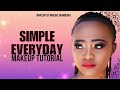 SIMPLE EVERYDAY MAKE UP/NUDE MAKEUP LOOK/BEGINNER FRIENDLY/DETAILED.