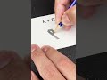 3つのRを組み合わせる✏️#logo #logodesign #graphicdesign #making