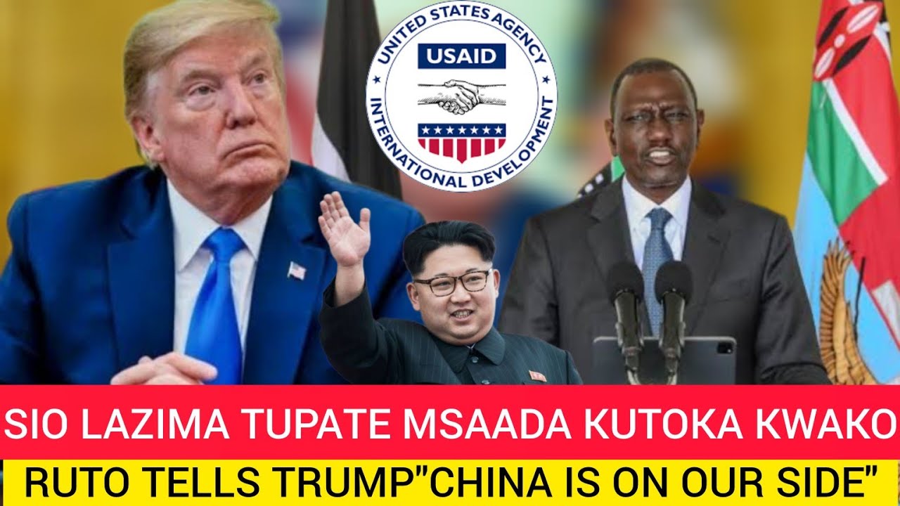 SHOCK AS WILLIAM RUTO ANSWERS TRUMP LIVE ON CAMERA