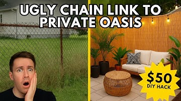 10 Chain Link Fence Privacy Ideas