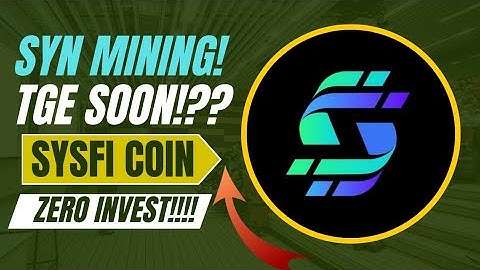 Mining SYN.Brand new mining app 2025.Sysfi mining working on Base blockchain.