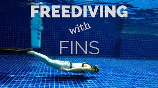 How To Do Freediving Training in The Pool With Bi-fins