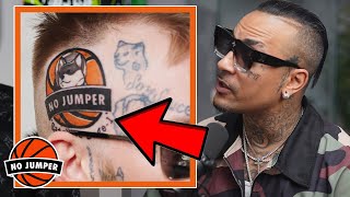 Winslow Shows No Jumper Head Tattoo, Gets Exposed for Being a Fake Fan