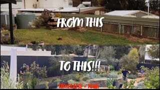 Australian/Mediterranean Garden TIMELAPSE +TOUR