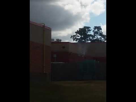 Splendora high school caught on fire 1