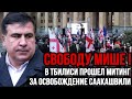 Тбилиси прошел митинг«Свободу Мише!»за освобождение Саакашвили!Арест незаконный!Выпустите из тюрьмы!