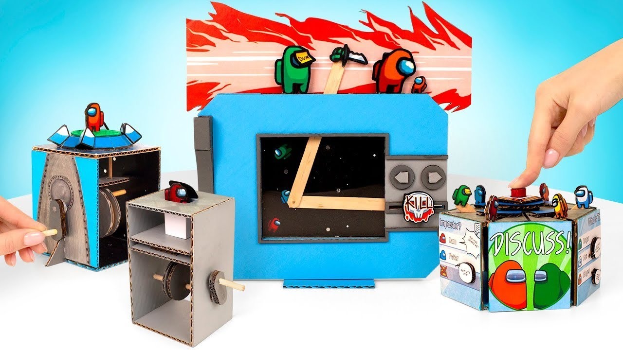 Among us cardboard games | Among us | #shorts | Cardboard Zilla - YouTube