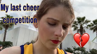 Saying Goodbye… (NCA College Nationals Daytona 2022)