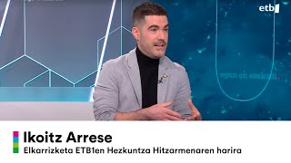 Elkarrizketa | IKOITZ ARRESEri elkarrizketa ETB1eko 'Egun on Euskadi' saioan