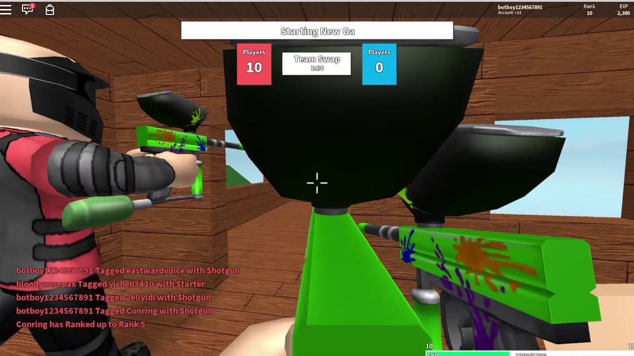 ROBLOX Paintball Frenzy [epic shot] YouTube
