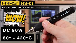 [BRAND NEW 2023] FNIRSI HS-01 Smart Soldering Iron⭐ Complete Review!