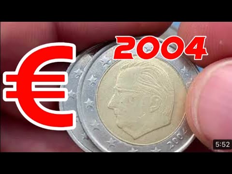 2 Euro Defect Coins 2004 Belgium 2 EURO 60.000.000