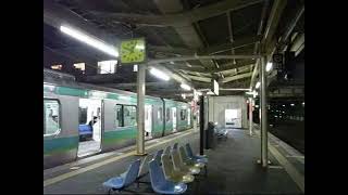 【E231系快速上野行き】JR成田駅5番線発車風景（発車メロディー）