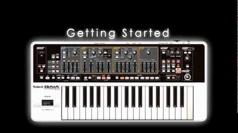 Roland GAIA SH-01: Getting started