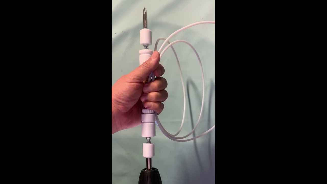 3D printed flexible shaft (cheap, easy, and practical) #shorts