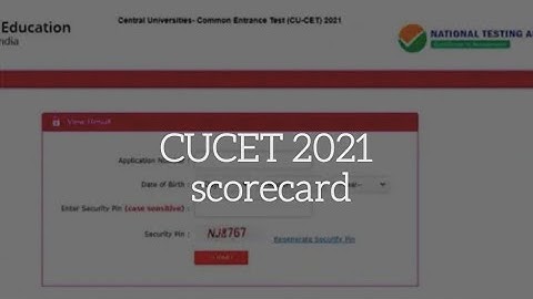 CUCET 2021|scorecard released| how to check full process step by step 2021