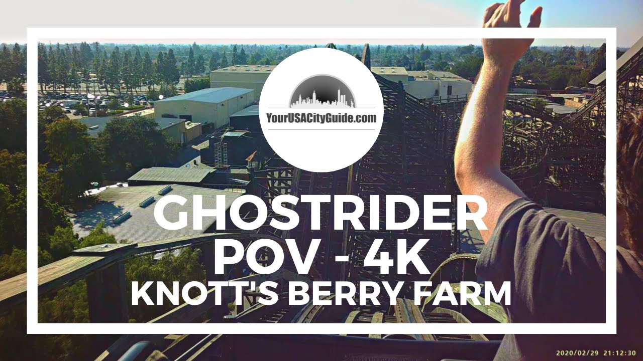 GhostRider - Wooden Rollercoaster - Knott's Berry Farm - 4k POV - YouTube