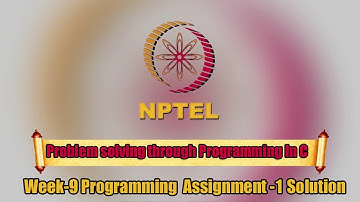 Problem solving through Programming In C ||Week-9|| Programming Assignment-1 Solution