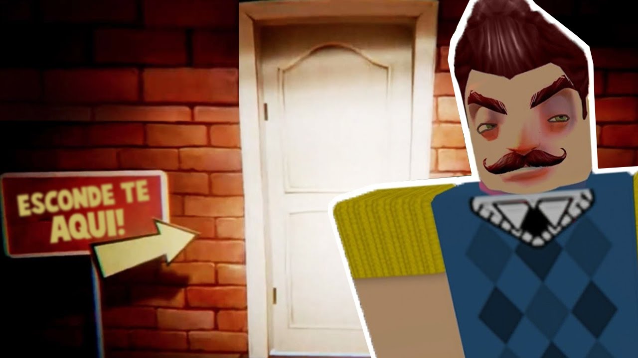 Hello Neighbor No Roblox Os Segredos Do Vizinho Youtube - jogo de vizinho do roblox