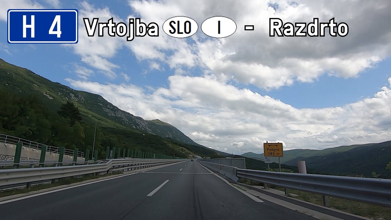 Slovenia: H4 Vrtojba - Razdrto