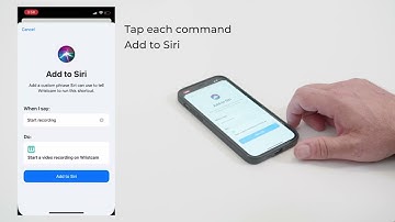 Wristcam - Setting Up Siri Commands
