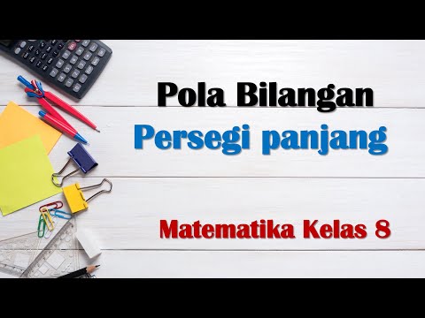 Pola Bilangan Persegi Panjang Rumus