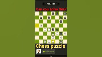 #chess #chesscom #chessgame #grandmaster #chessvideoplus #lichess #checkmate #chesspuzzle #shorts