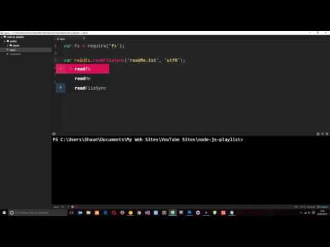 Node JS Tutorial for Beginners #9 - Reading & Writing Files (fs)