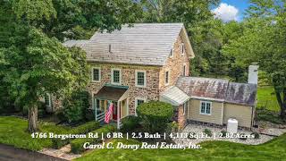 4766 Bergstrom Rd, Doylestown, Plumstead Township, Pennsylvania Farmhouse