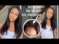 Zero ADHESIVE NATURAL HAIRLINE COMPLETELY GLUELESS WIG INSTALL FOR SUMMER | HAIRVIVI