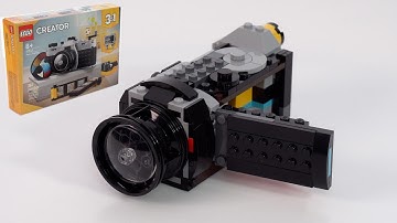 LEGO Creator 3-in-1 Retro Camera 31147 Camcorder (B) model review!