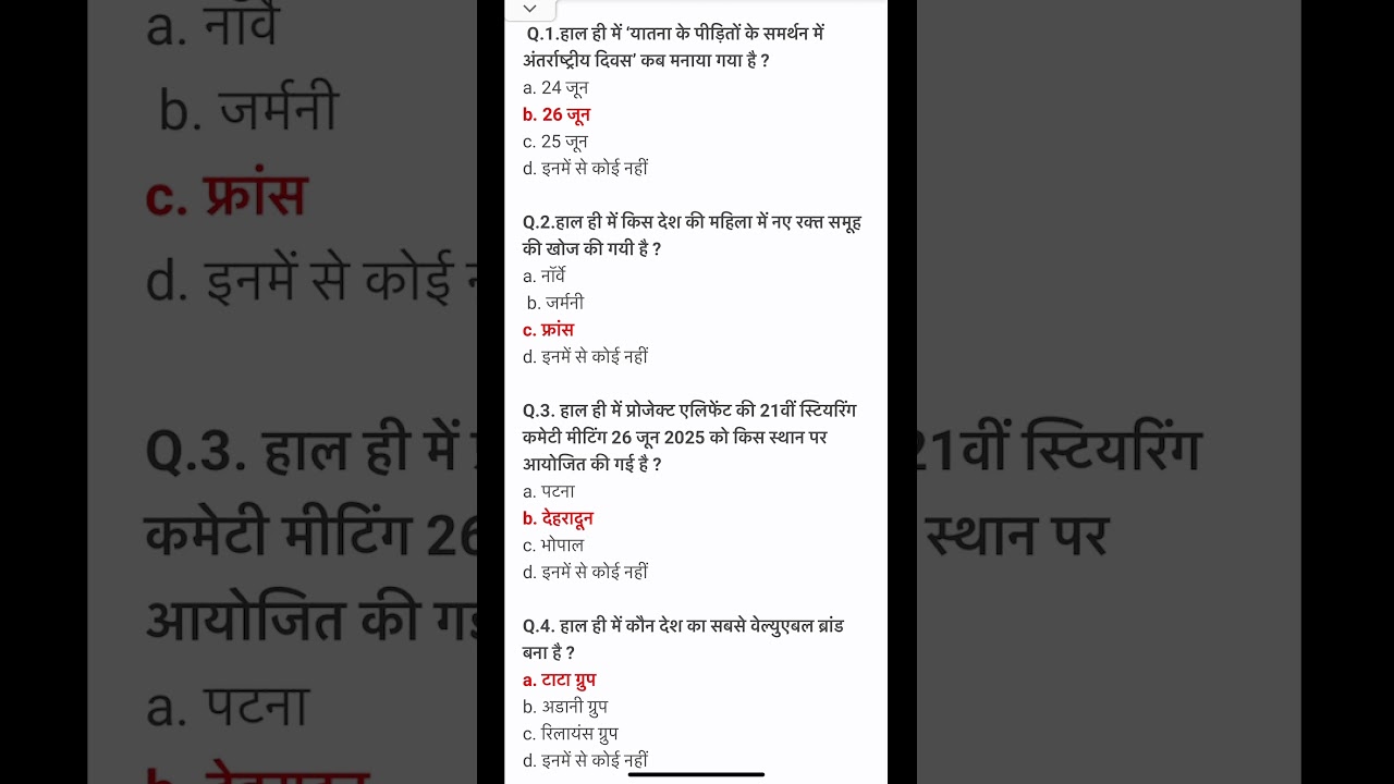 Daily current affairs Trisha by gk competitive exam 