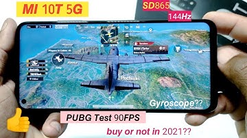 Mi 10T 5G PUBG BGMI Test 90FPS 144Hz | Gyroscope Battery Heating Test 2021 Hindi | Techno Aashish
