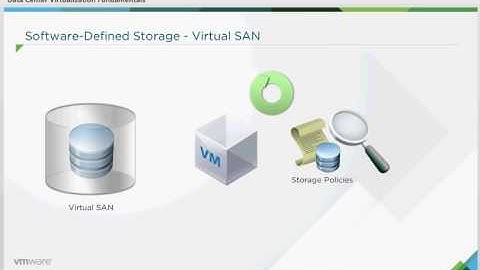 VMware vSphere - vSAN  Software Defined Storage