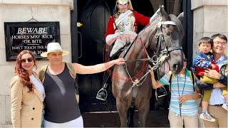 Disrespectful Tourists vs. Hilarious Horse Guard: You Won't Believe What Happens!