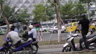Crossing Road from CT (Parkson) Plaza to Tan Son Nhat Airport