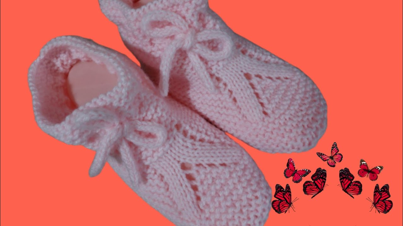 Botinha de tricô para adulto