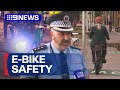 E-bike safety awareness campaign launched in Sydney | 9 News Australia