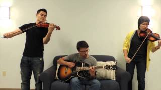 Video thumbnail of "You Won't Relent - Jesus Culture (Violin and Guitar Instrumental Cover ) by William Wang "Lyrics""