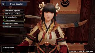 Monster Hunter Rise - Event: Dancing Parasol, Snowy Breeze + Zin and Yang