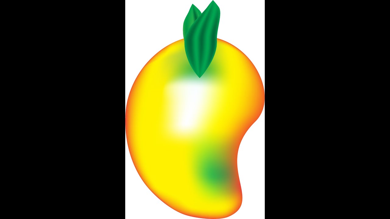 Mango Vector Using Mesh Tool How To Create Mango Design In Adobe Illustrator || Mesh Tool Tricks In ...