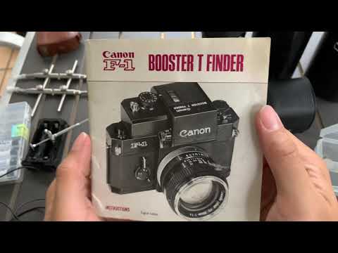 Canon F1 Booster T Finder Instruction Manual - YouTube