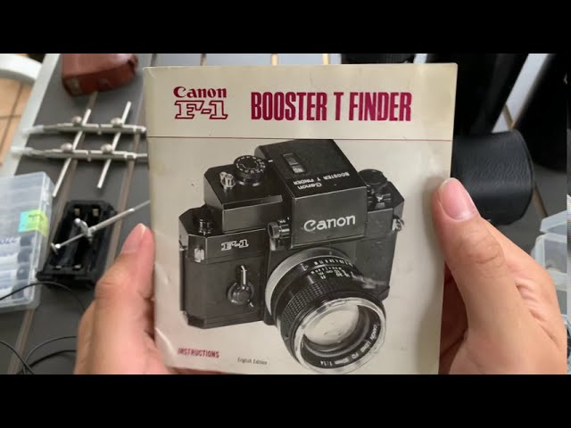 Canon F1 Booster T Finder Instruction Manual - YouTube