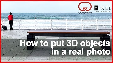 How to put 3D objects in a real photo VRAY and 3DS MAX